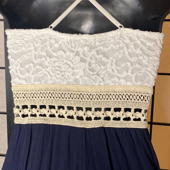 Navy and White Jumpsuit - Picture 5 of 7